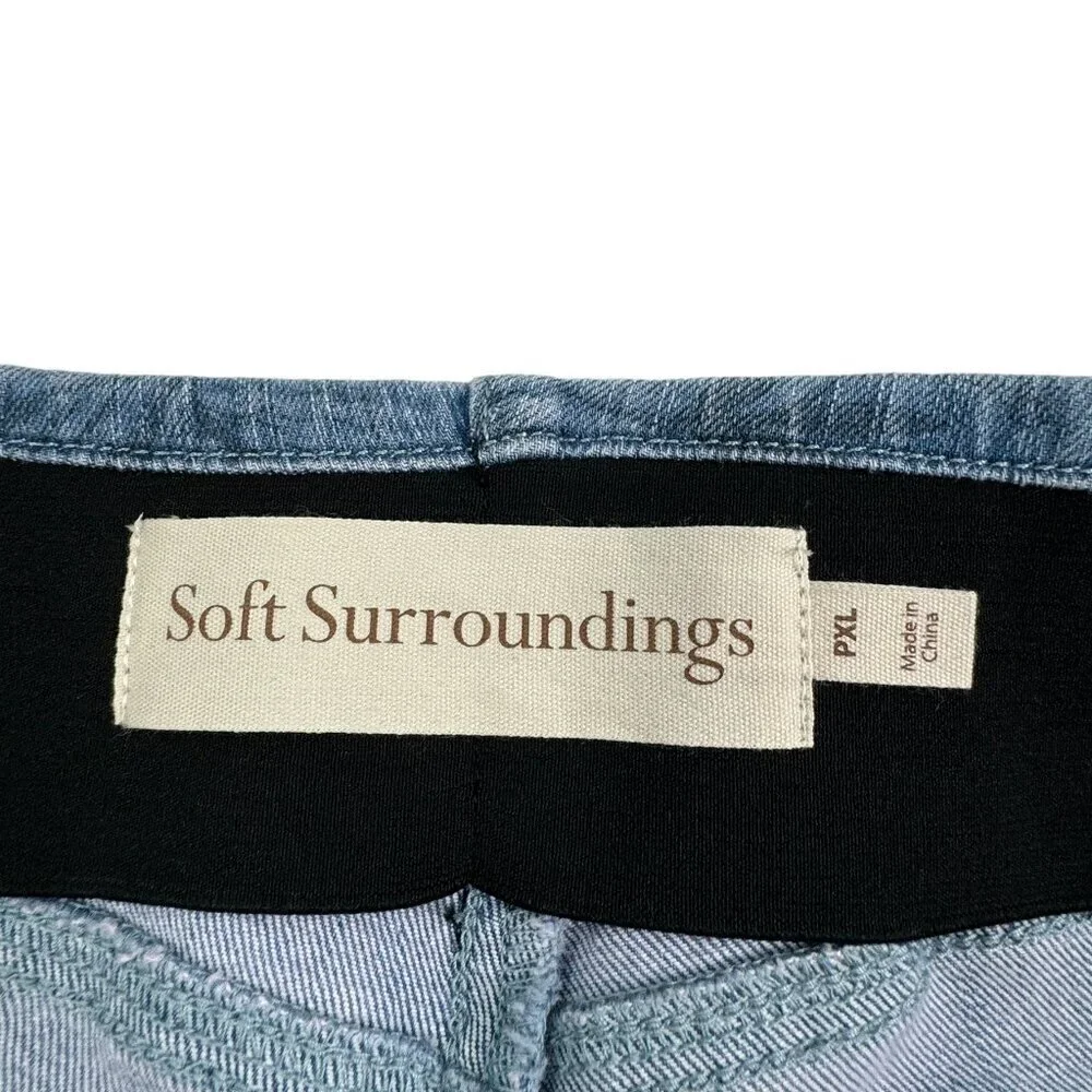 Soft Surroundings The Ultimate Leggings Slimming/Smoothing Jeans Women's SZ PXL - Picture 6 of 7